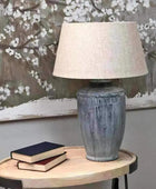 Antiqued Windsor Table Lamp & Shade - The Farthing