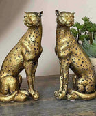 Art Deco Inspired Cheetah Ornament Set - The Farthing