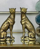 Art Deco Inspired Cheetah Ornament Set - The Farthing