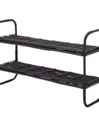 Black Bamboo Wall Shelf - The Farthing