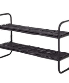 Black Bamboo Wall Shelf - The Farthing