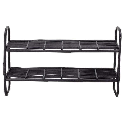 Black Bamboo Wall Shelf - The Farthing