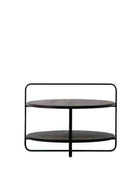 Black Industrial Looped Top Coffee Table - The Farthing