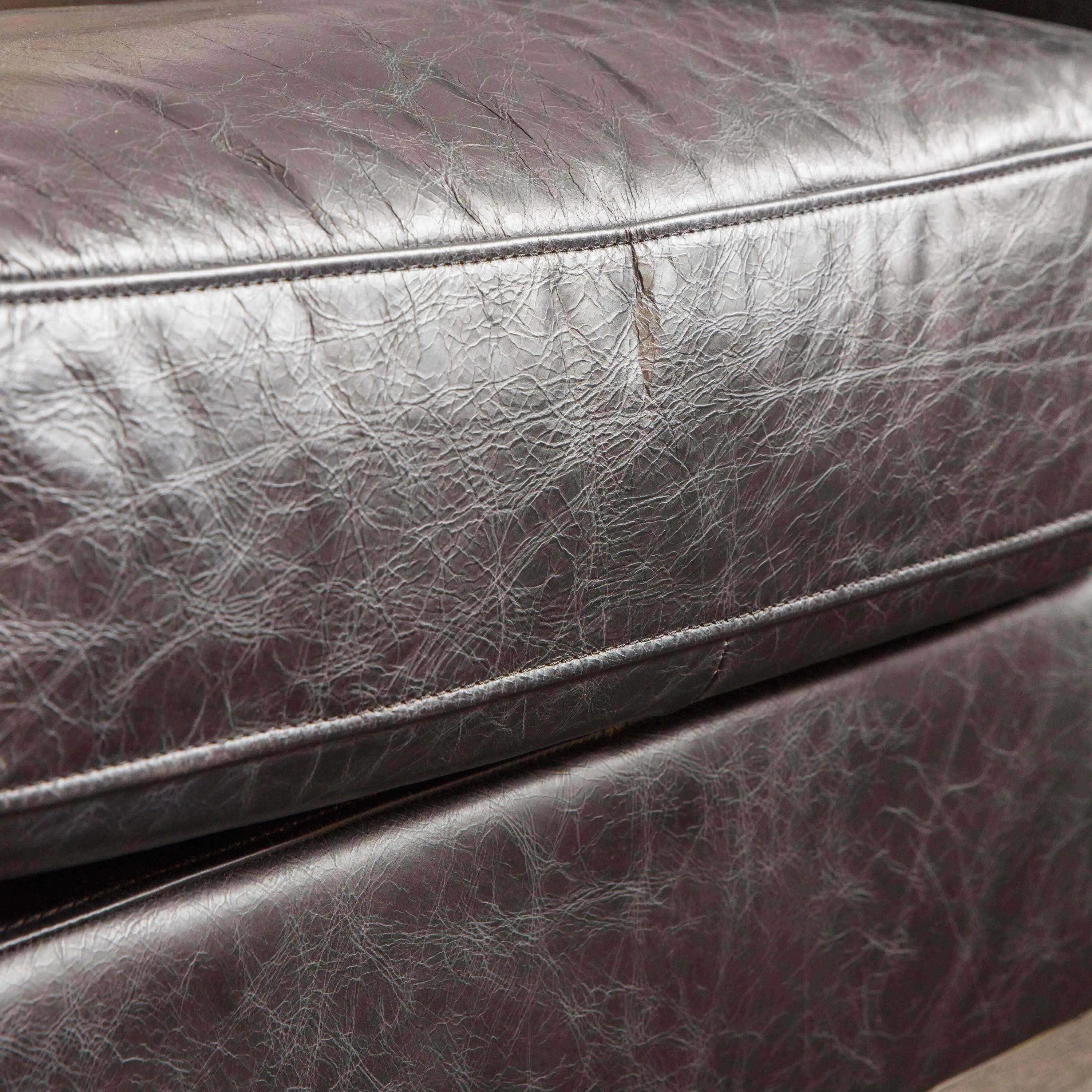 Black Leather Alpo Armchair - The Farthing