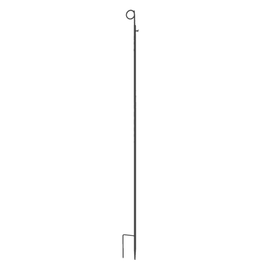 Black Metal Adjustable Festoon Pole - The Farthing