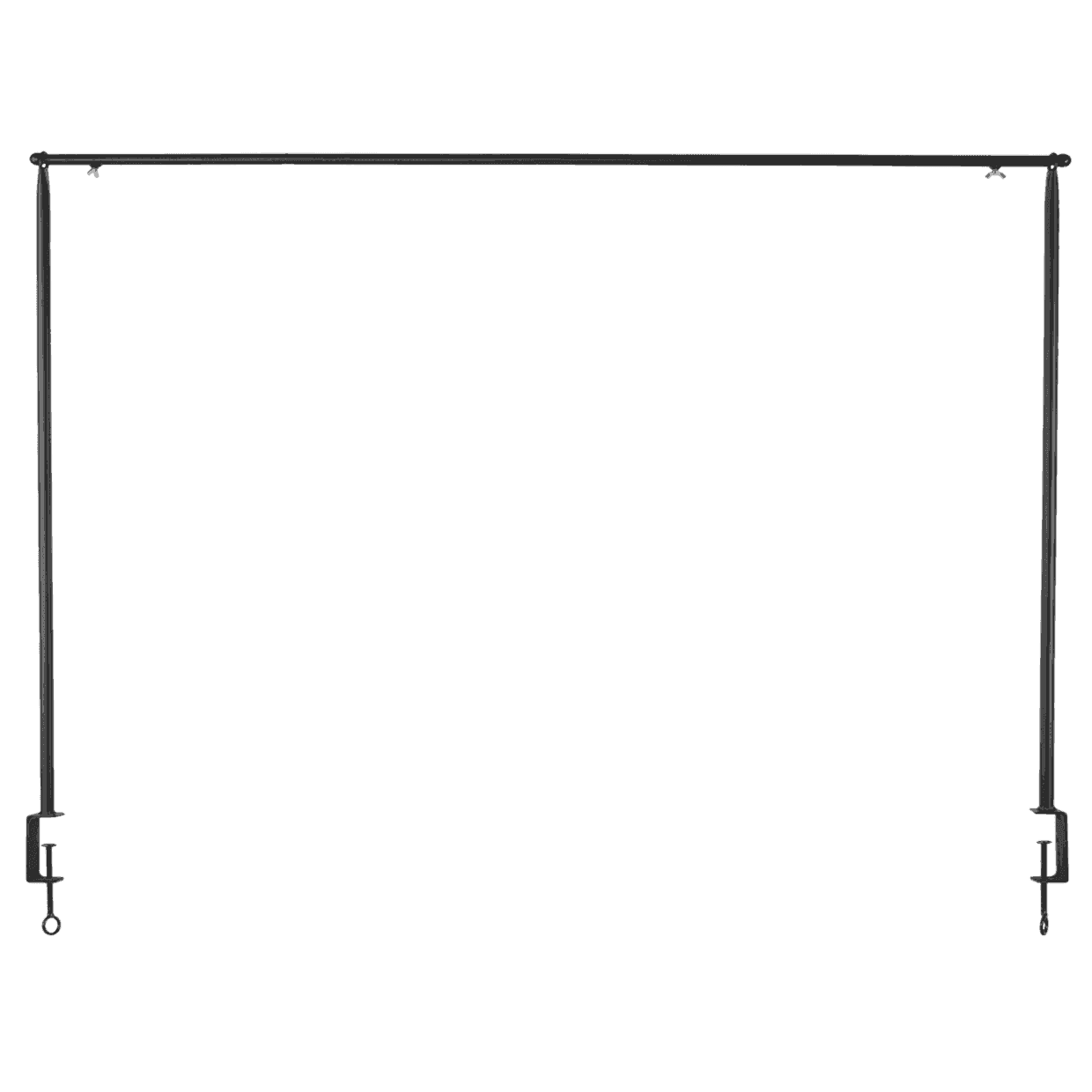 Black Metal Adjustable Table Hanging Frame - The Farthing