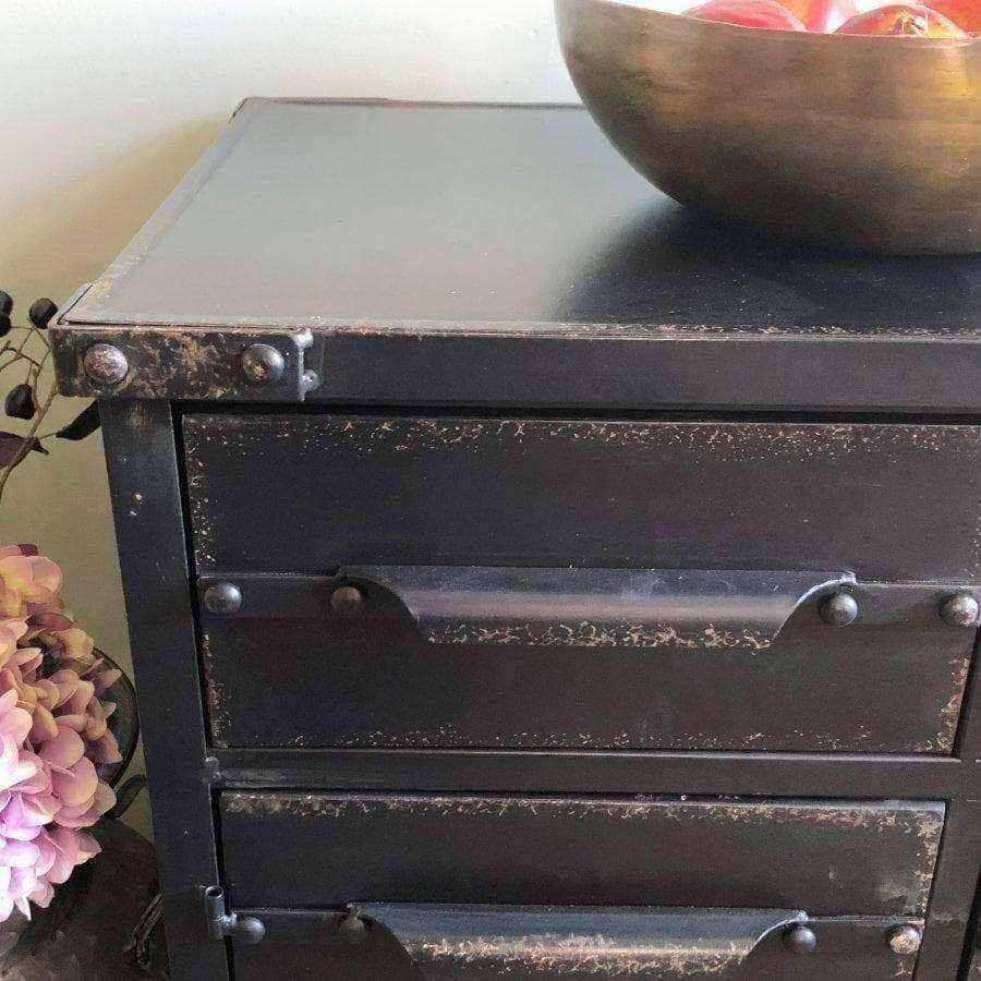 Black Metal Drawer Cabinet - The Farthing