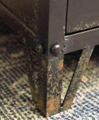 Black Metal Drawer Cabinet - The Farthing