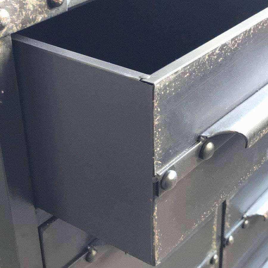 Black Metal Drawer Cabinet - The Farthing