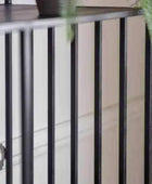 Black Metal Open Display Shelf Unit - The Farthing