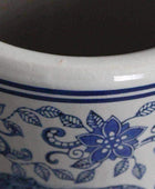 Blue and White Ceramic Umbrella Stand - The Farthing