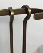 Burnished Brass Fireside Companion set of 4 Tools - The Farthing