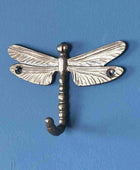 Burnished Bronze Dragonfly Door Hook - The Farthing