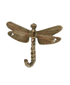 Burnished Bronze Dragonfly Door Hook - The Farthing