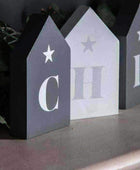 Christmas Word Display Blocks Grey / White Set - The Farthing