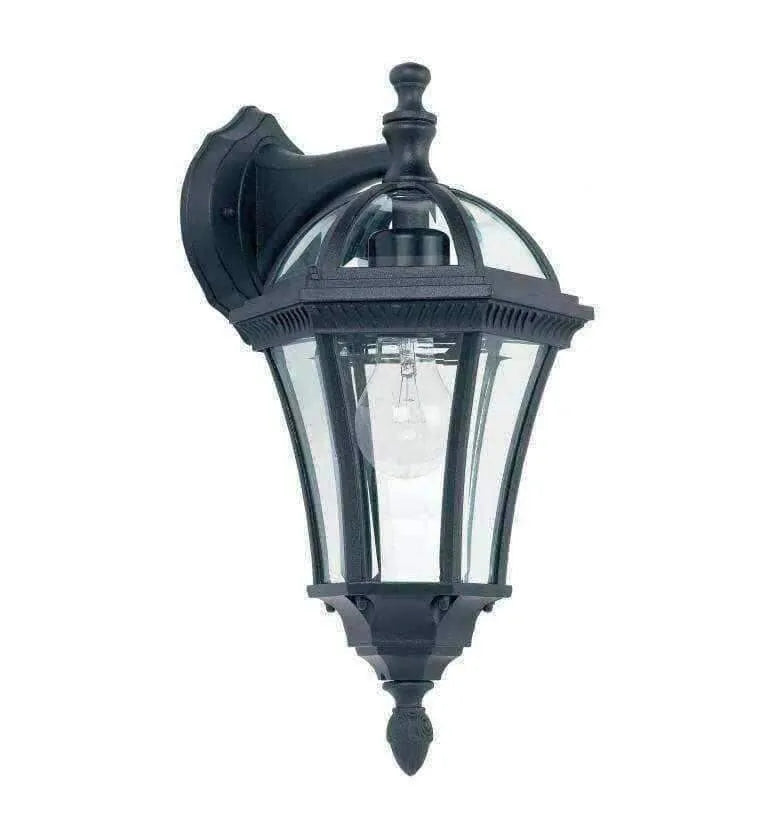 Classic Exterior Black Metal Chedington Wall Light - The Farthing