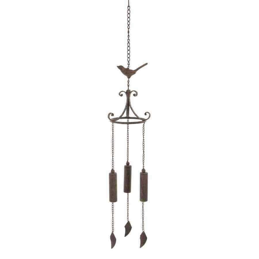 Decorative Distressed Bird Hanging Wind Chime - The Farthing
