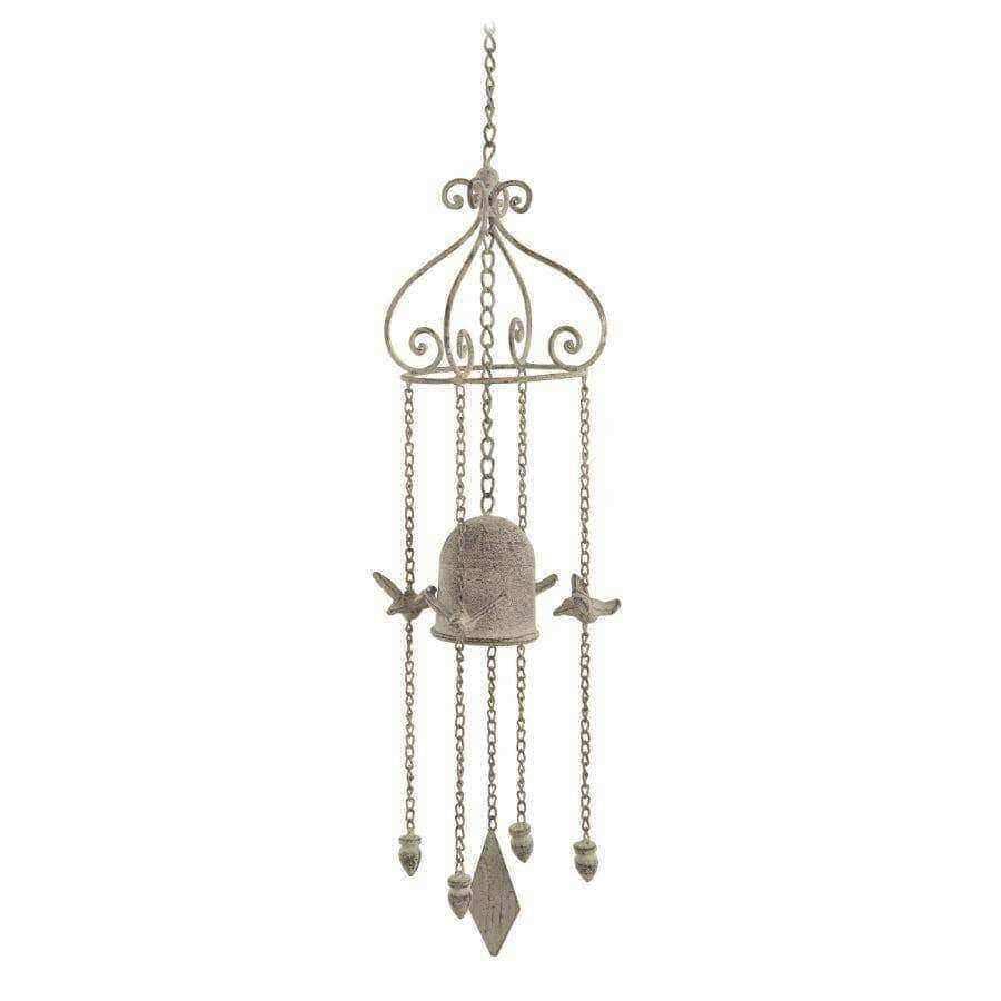 Decorative Distressed Birds Hanging Wind Chime - The Farthing