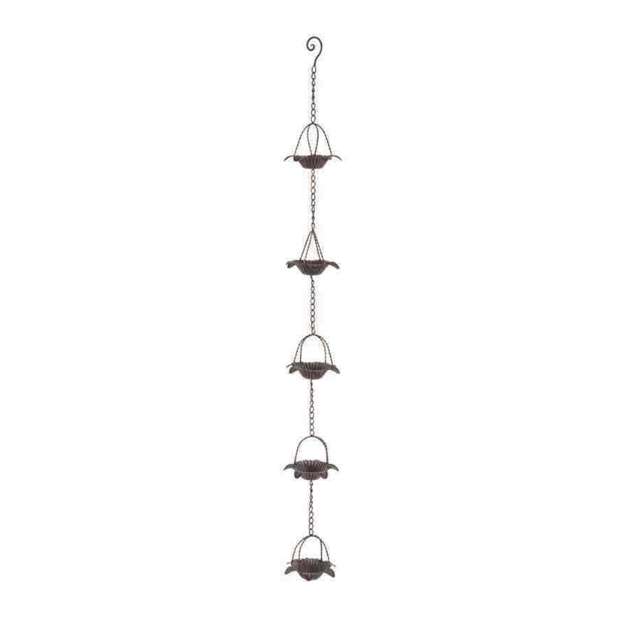 Decorative Hanging Flower Rain Chain - The Farthing