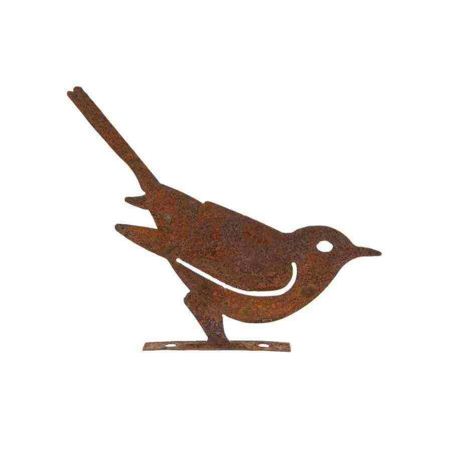 Decorative Rusty Bird Silhouette - The Farthing