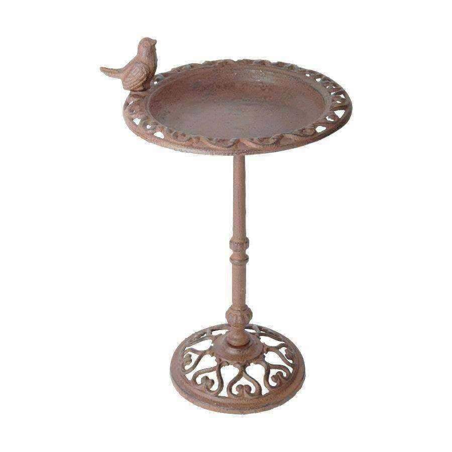 Distressed Cast Iron Bird Bath - The Farthing