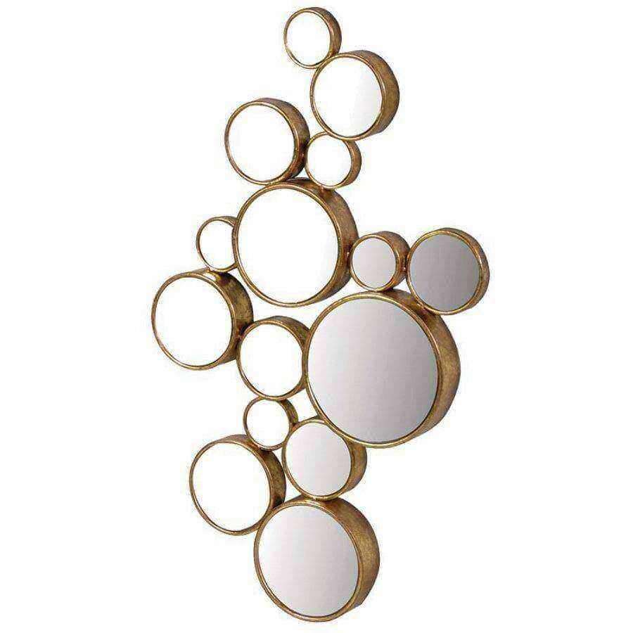 Distressed Gold Circles Decorative - The Farthing