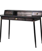 Distressed Industrial Metal Desk - The Farthing