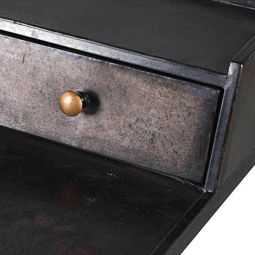Distressed Industrial Metal Desk - The Farthing
