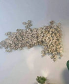 Distressed Leaves Cascade Statement Wall Light - The Farthing