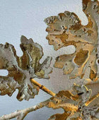 Distressed Leaves Cascade Statement Wall Light - The Farthing