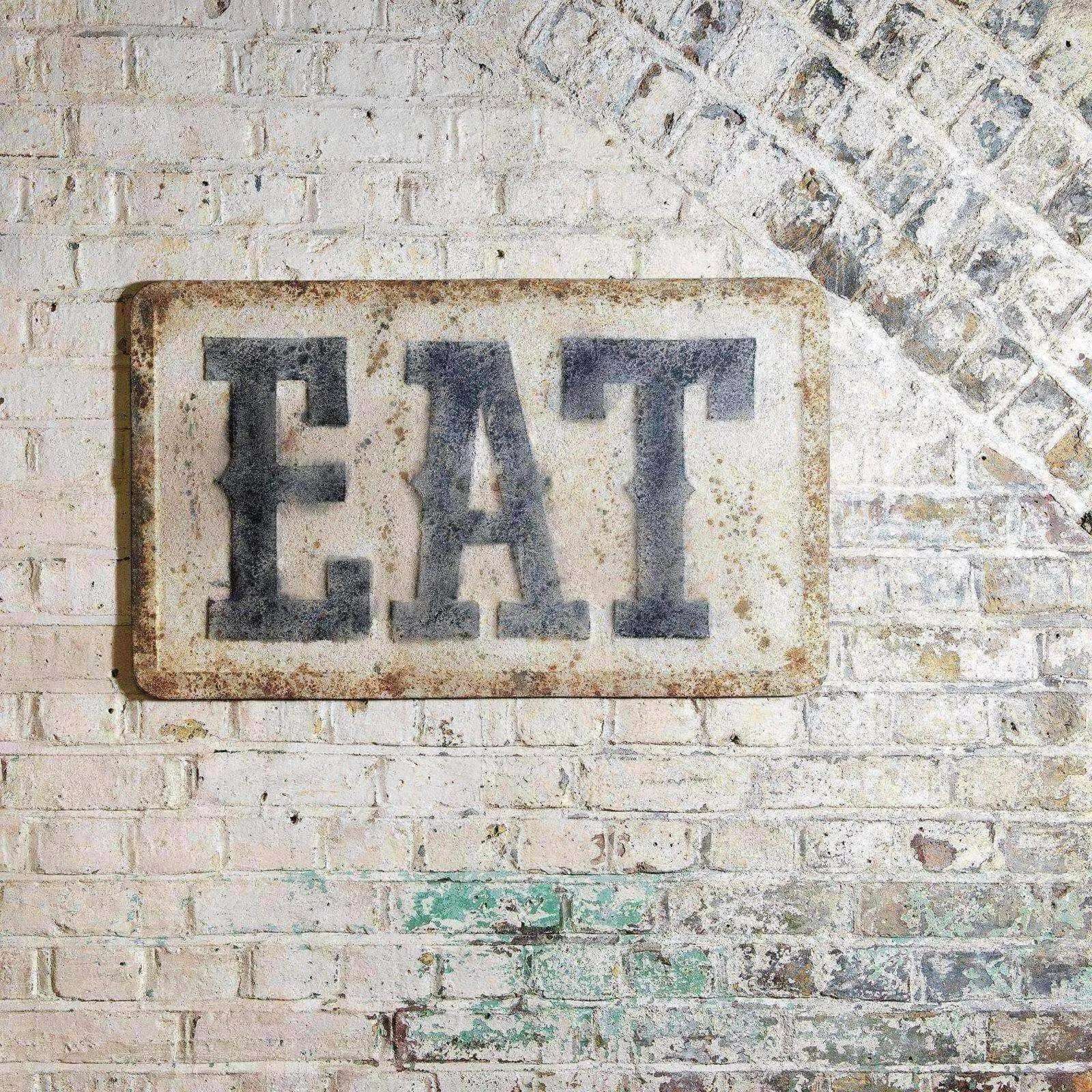 Distressed Metal Eat - The Farthing