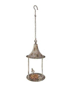 Distressed Metal Hanging Bird Feeder - The Farthing