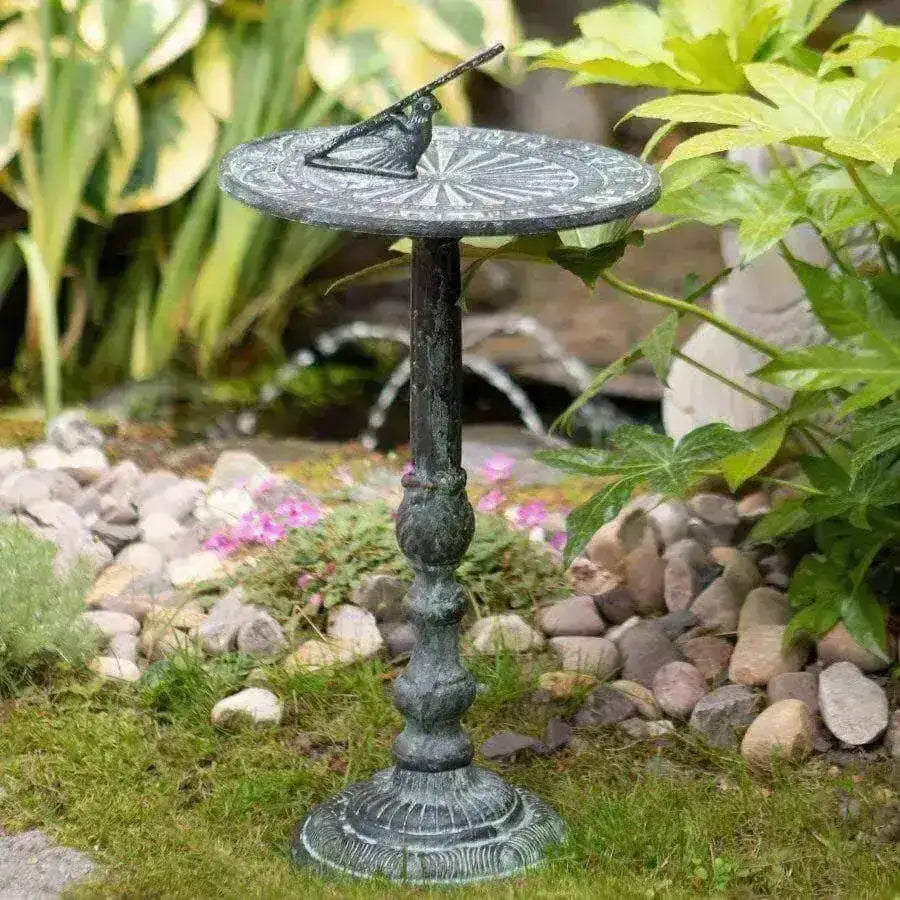 Distressed Metal Sundial Ornament - The Farthing