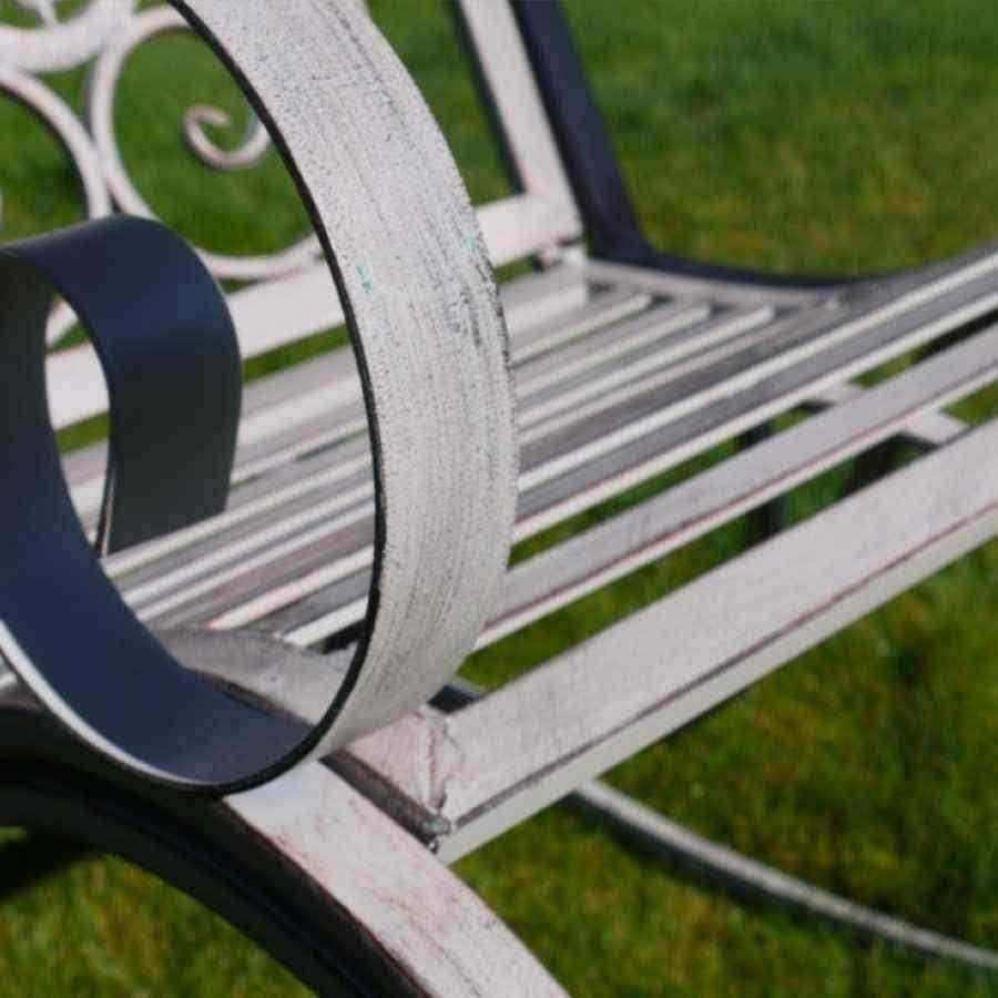 Distressed Steel Rocking Metal Chair - The Farthing