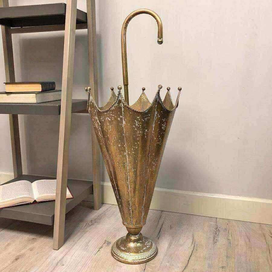 Distressed Umbrella Stand - Steel - The Farthing