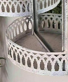 Distressed White Wall Mirror Shelf - Set of Two - The Farthing