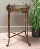 Elegant Gold Mirrored Tray Table - The Farthing