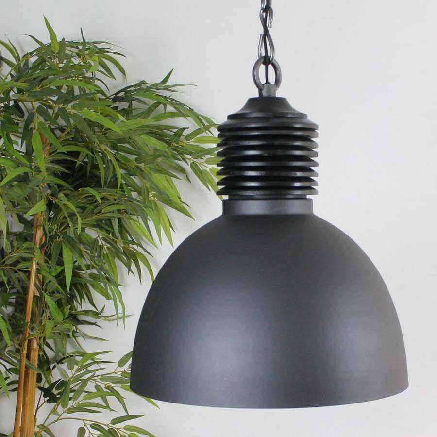 Extra Large Industrial Domed Factory Pendant Light - The Farthing