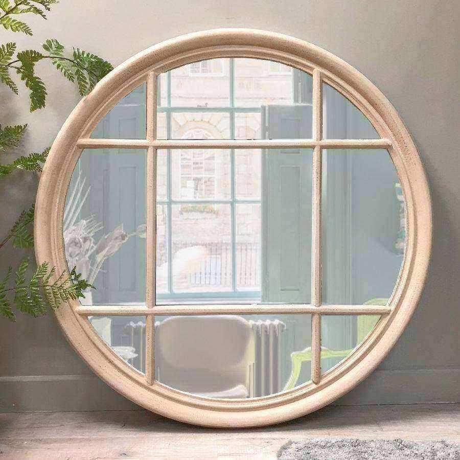 Extra Large Round Window Mirror - The Farthing