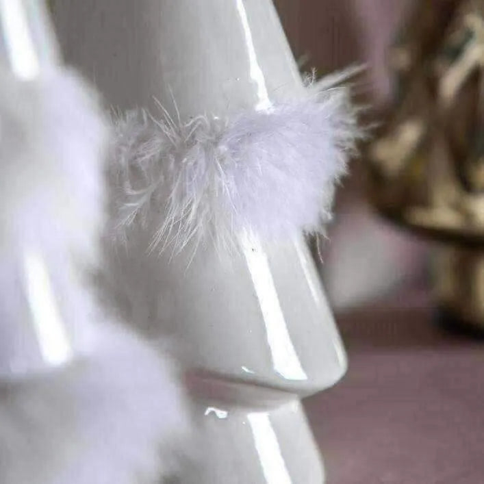Feather Festive Tree Ornament - choice of size - The Farthing