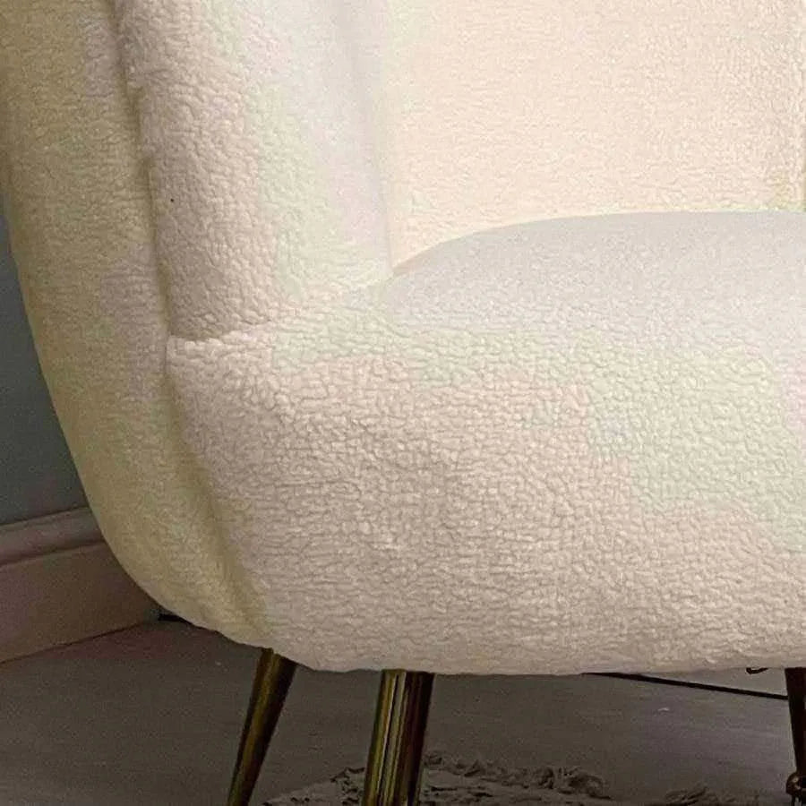 Fluffy Cream Teddy Tub - The Farthing