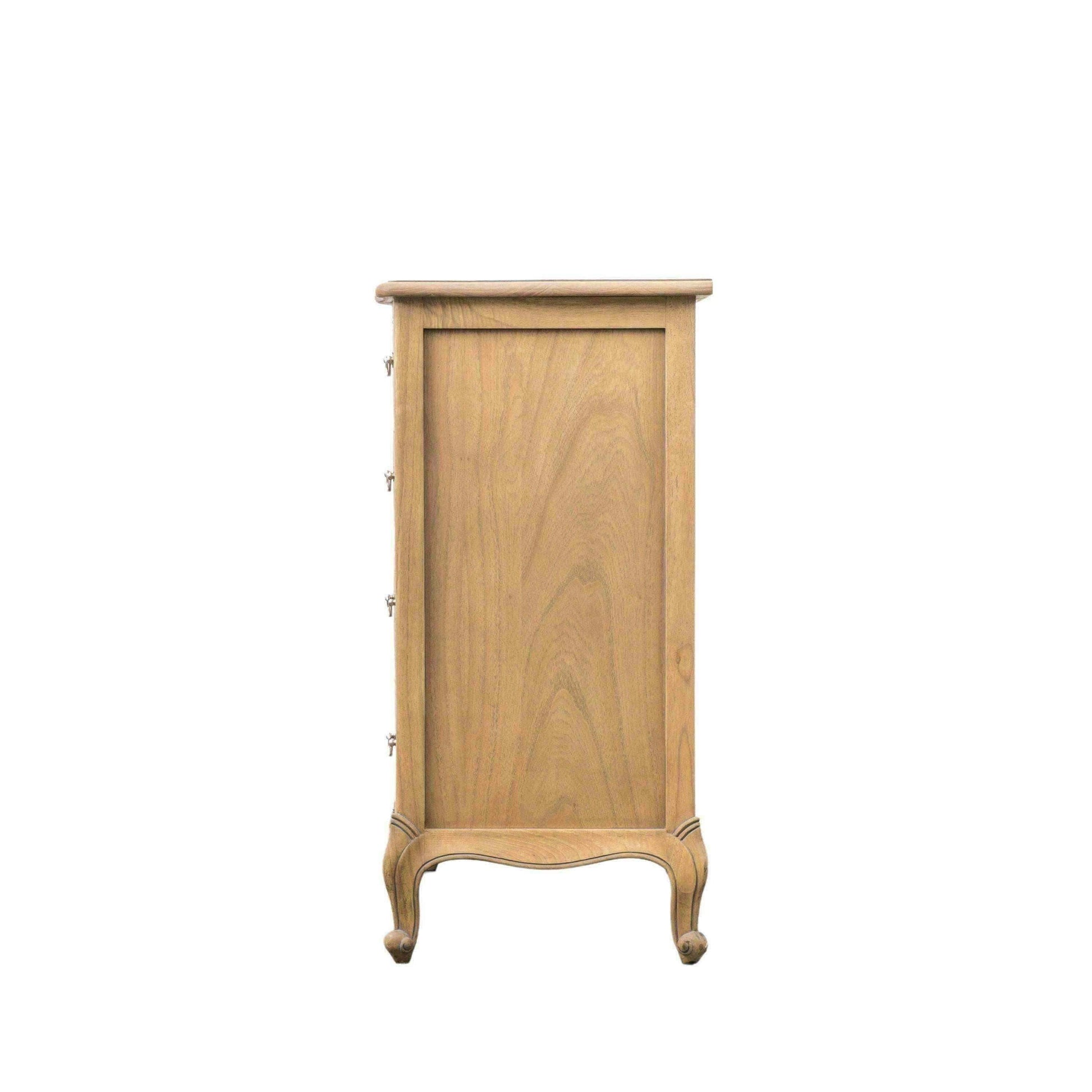 French Inspired Weather Wood Chest of Drawers - The Farthing