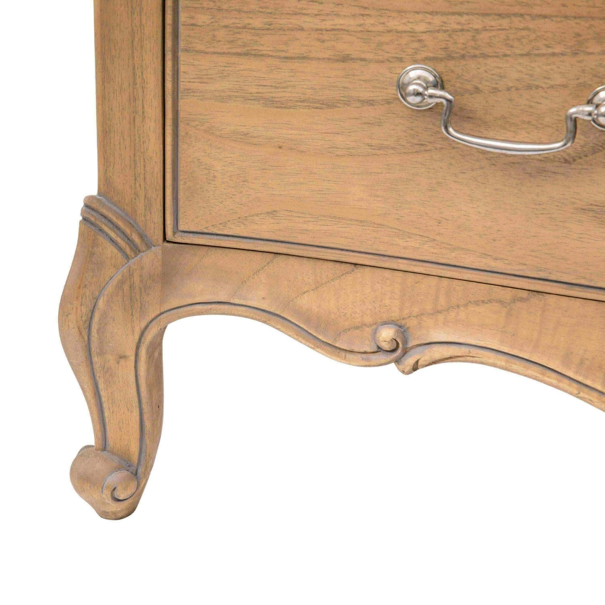 French Inspired Weather Wood Chest of Drawers - The Farthing