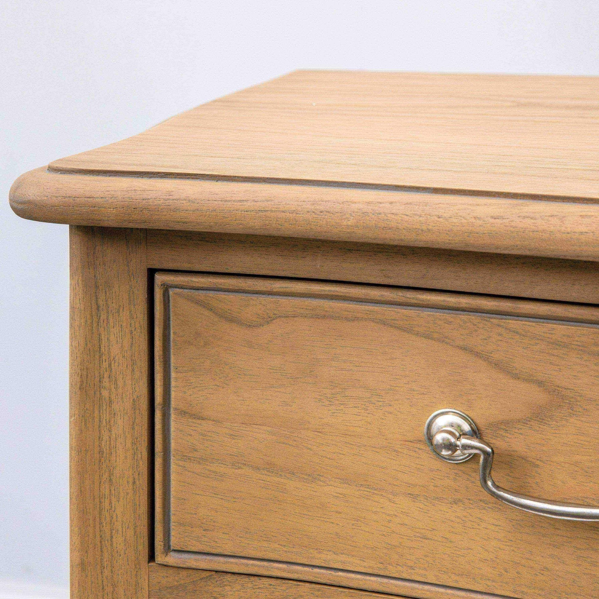 French Inspired Weather Wood Chest of Drawers - The Farthing