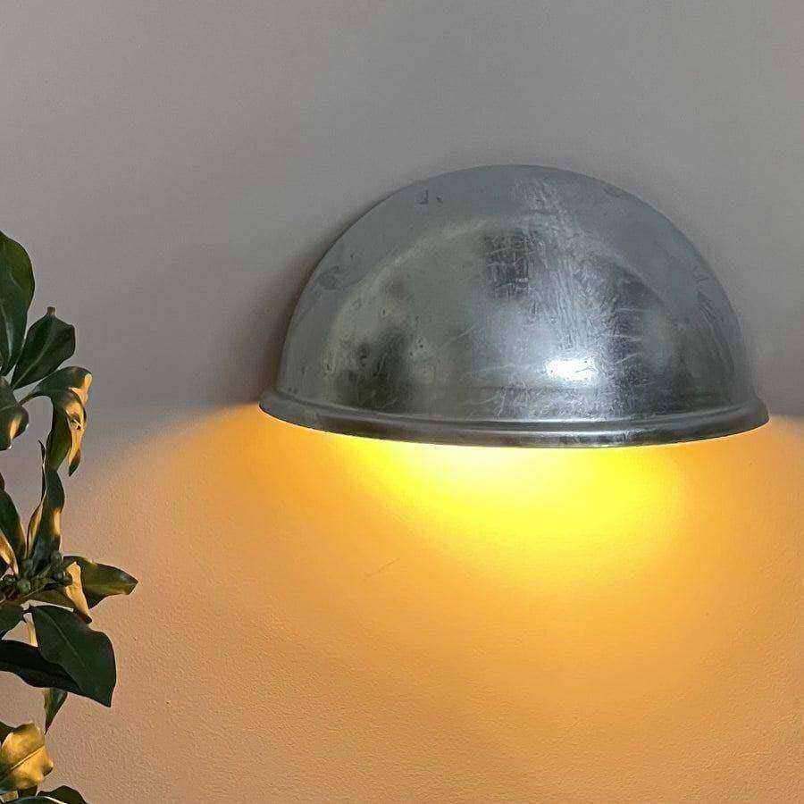 Galvanised Eye Dome Down Light - The Farthing