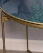 Gold and Blue Tray Table - The Farthing