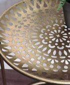 Gold Maroq Side Table - The Farthing