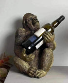 Golden Gorilla Wine Bottle Holder - The Farthing