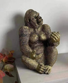 Golden Gorilla Wine Bottle Holder - The Farthing