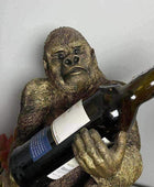 Golden Gorilla Wine Bottle Holder - The Farthing